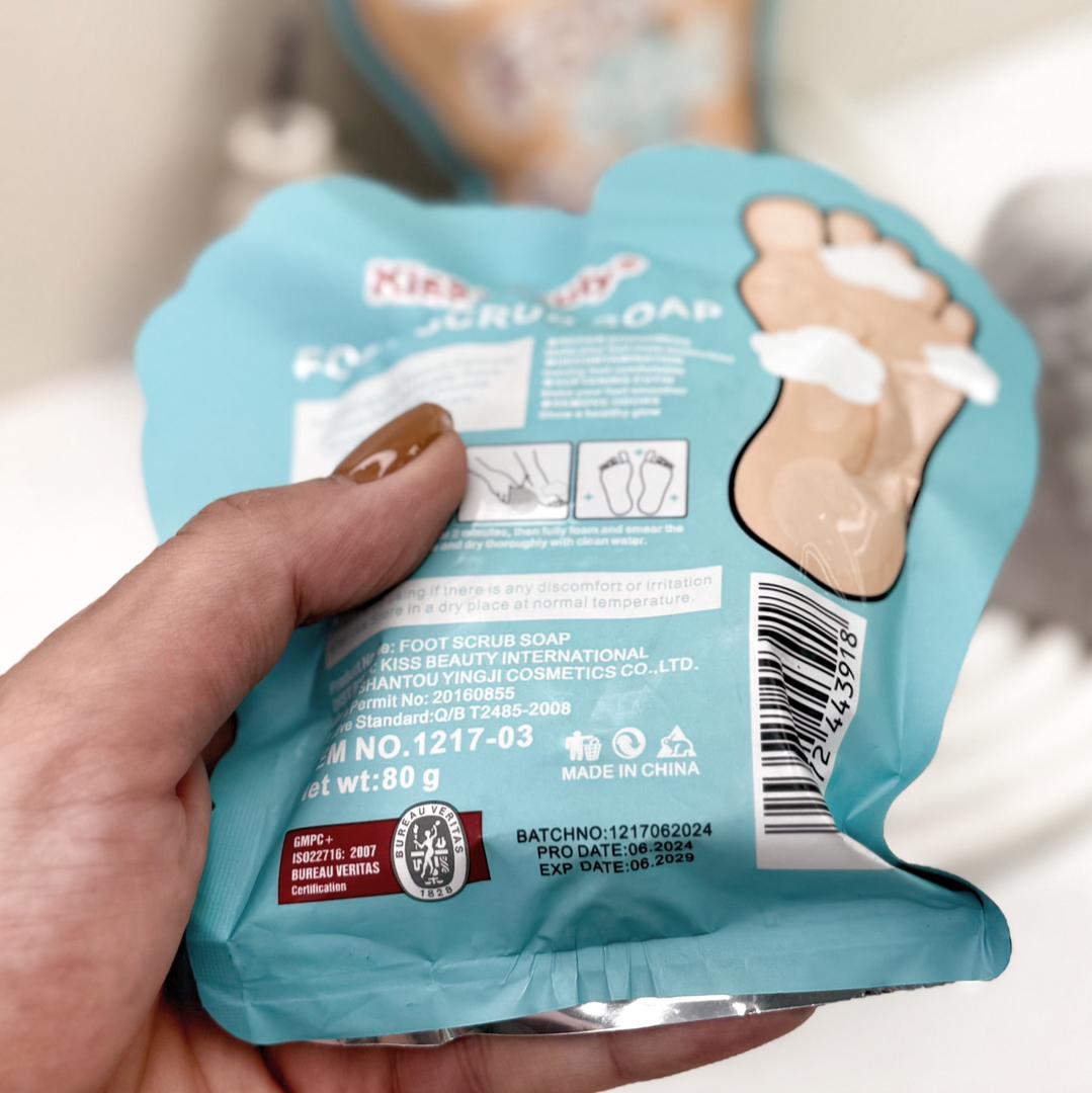 ✨ صابون اسکراب شنی پا کیس بیوتی KISS BEAUTY ✨