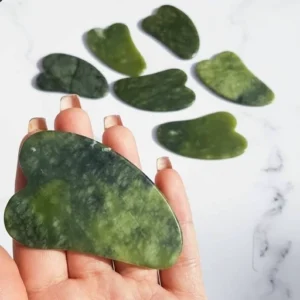 سنگ گواشا یشمی قلبی