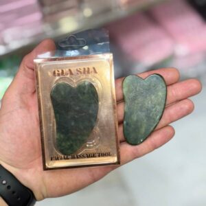 سنگ گواشا یشمی قلبی