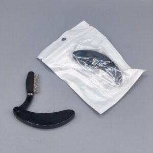 شانه مژه و ابرو فلزی تاشو